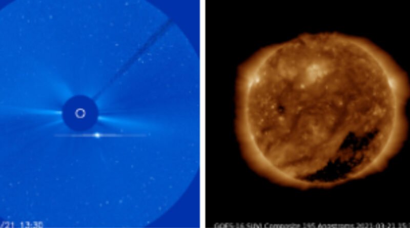 Tormenta Geomágnetica clima espacial, alerta geofísica, G1 índice Kp en 4.