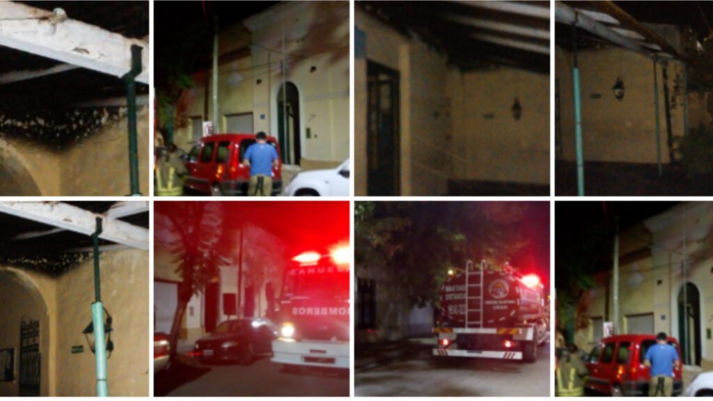 Cañuelas – incendio en la Escuela o Departamento de Aplicación.