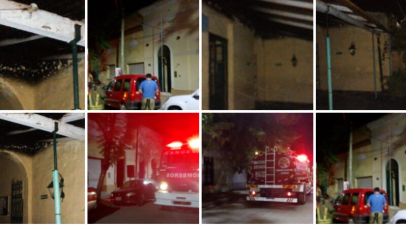 Cañuelas – incendio en la Escuela o Departamento de Aplicación.