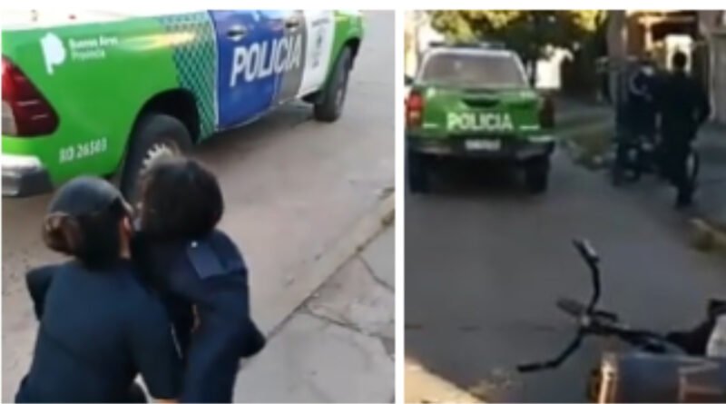 Maia – dos efectivos del comando de Patrulla de Luján la  rescataron