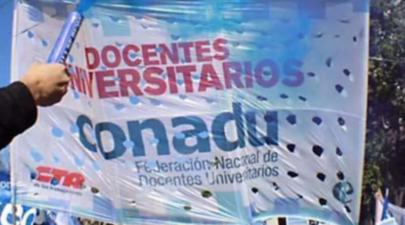 CONADU –  el 15/3  nuevo paro de 48 horas convocado por la Federación Nacional de Docentes Universitarios.