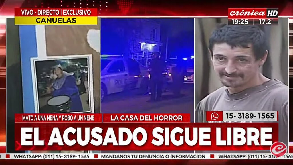 Cañuelas, Crónica TV en vivo casó Melanie, quieren detener a la mamá de Melanie.