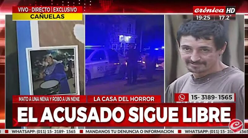 Cañuelas, Crónica TV en vivo casó Melanie, quieren detener a la mamá de Melanie.