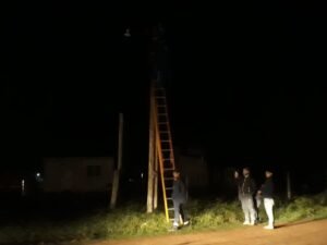Canuelas Edesur los Nogales, 4 días sin luz, se produjo un accidente  a 50 metros del corte de la Ruta 205.