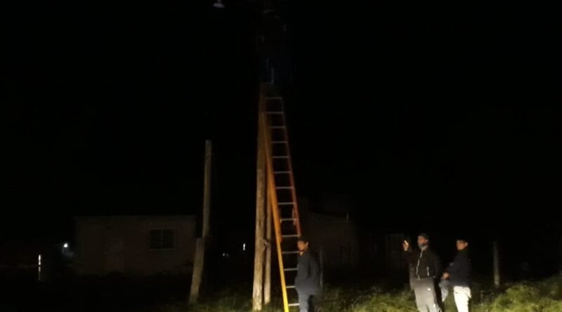 Canuelas Edesur los Nogales, 4 días sin luz, se produjo un accidente  a 50 metros del corte de la Ruta 205.