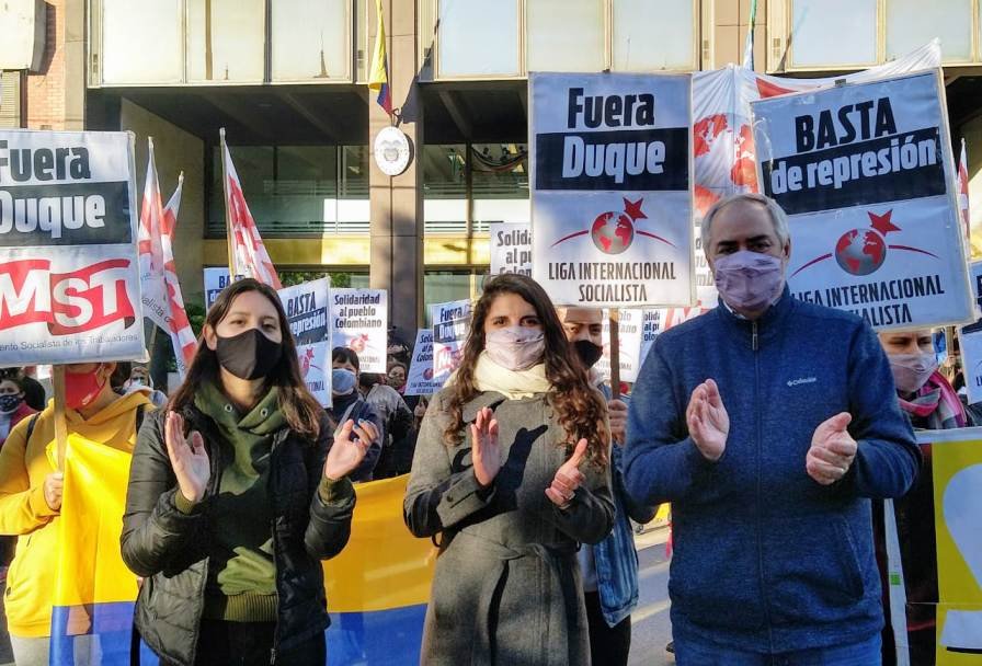 Bodart: “Apoyamos al pueblo, exigimos el fin de la represión y fuera Duque”