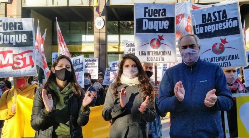 Bodart: “Apoyamos al pueblo, exigimos el fin de la represión y fuera Duque”