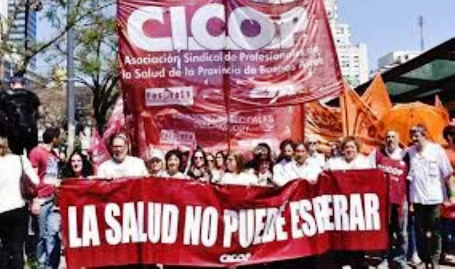 CICOP- Profesionales de la Salud convocan a una Jornada de Lucha para el jueves 1/7