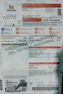Edesur cañuelas – sobrefacturacion en boletas de las viviendas, en el gobierno de fernández.