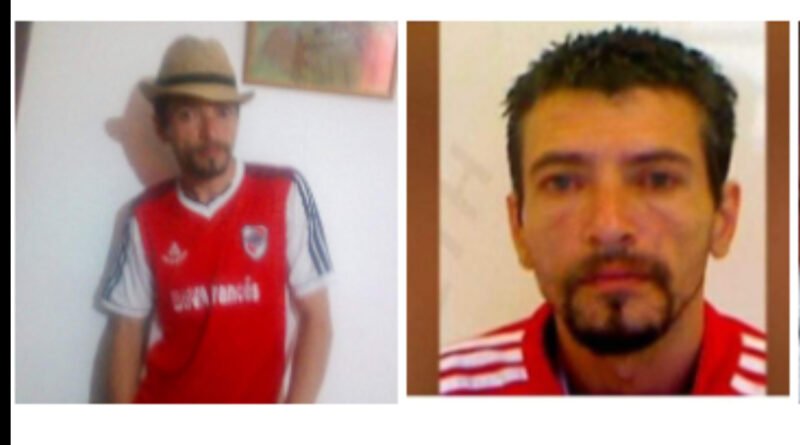 Villa Luzuriaga, se busca a un femicida Juan Doval de 41 años.