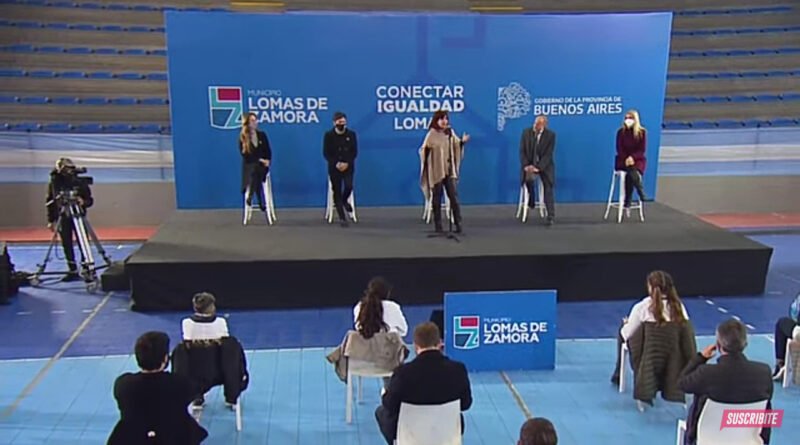 Lomas de Zamora – Presentación del programa Conectar Igualdad con Cristina Fernández