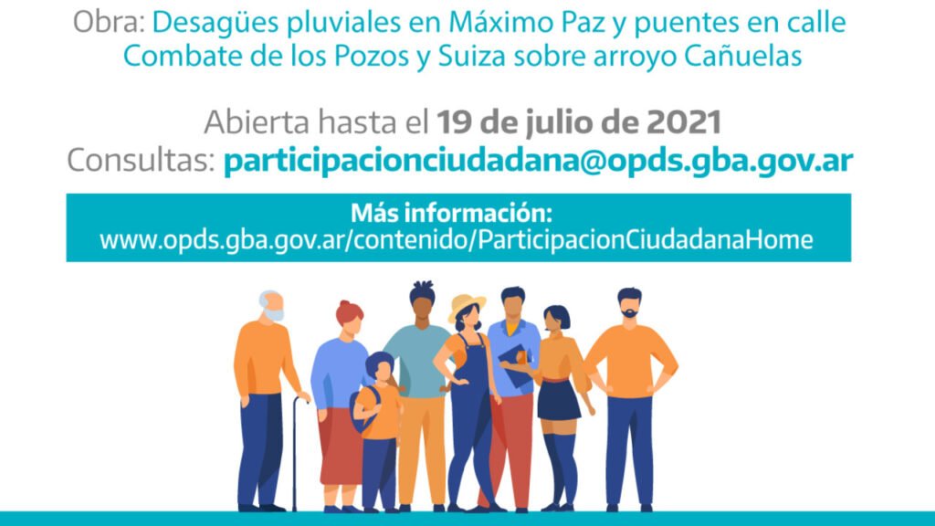Máximo Paz – Participación Ciudadana – Municipalidad de Cañuelas