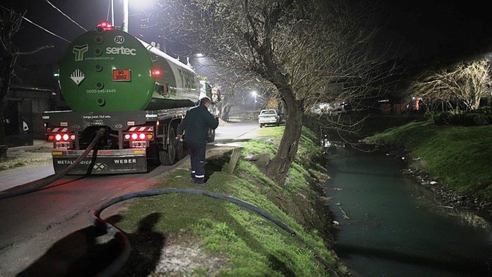 ACUMAR realizó un operativo de inspección en el Parque Industrial de Burzaco