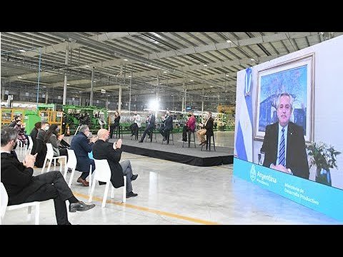 Cañuelas - El presidente Alberto Fernández en el lanzamiento de la ampliación del Programa Ahora 12"