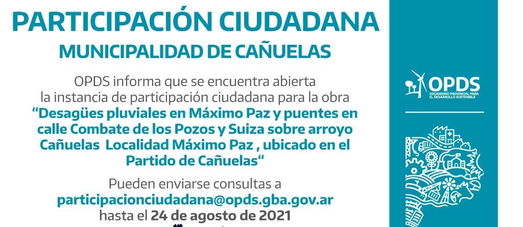 Cañuelas - Participación Ciudadana- Municipalidad de Cañuelas