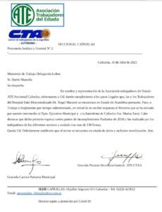 Cañuelas – personal del marzetti se encuentran en   estado de asamblea, paro, o trabajo a reglamento.