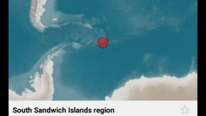 Atlántico Sur Islas Sandwich – sismo de 8.1 reducido a 6.3 escala de Richter Alerta.