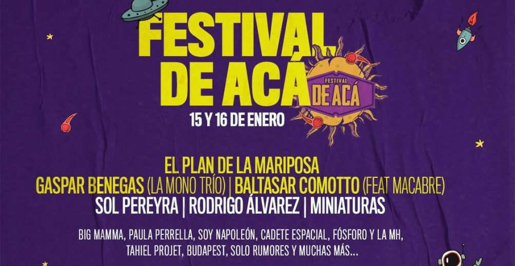 El Festival De AcáCon -  El Plan de la Mariposa, Gaspar Benegas, Baltasar Comotto, y Sol Pereyra