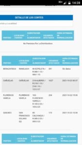 Cañuelas edesur 1700 usuarios sin energía eléctrica.