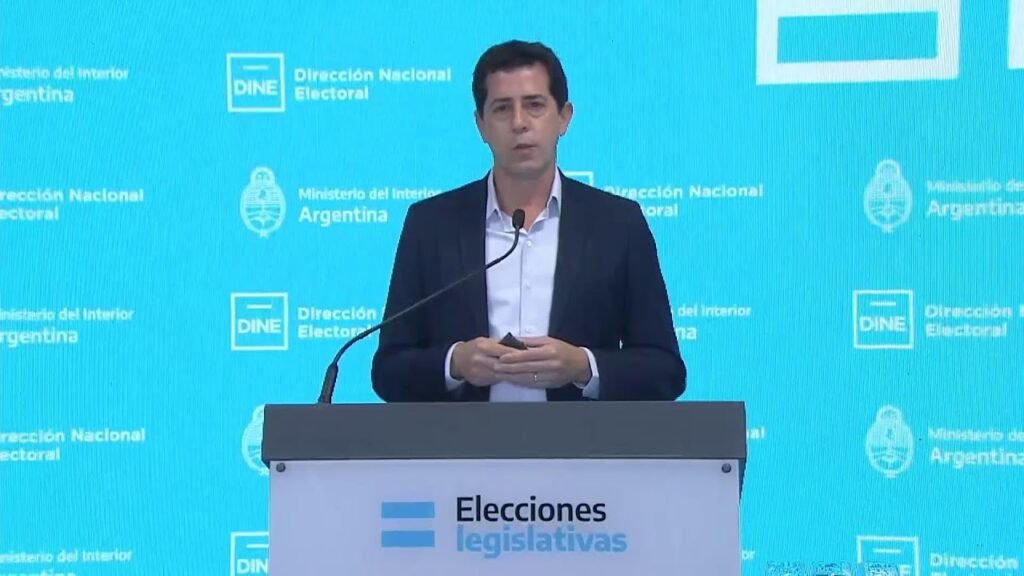Elecciones Legislativas 2021 -  Eduardo de Pedro desde el centro de cómputos, voto el 75%