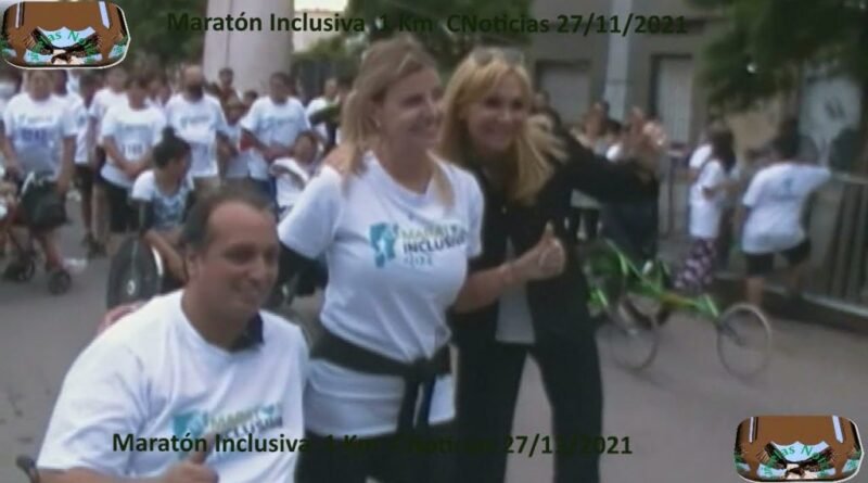 Cañuelas - Maratón Inclusiva  10 y 6  Km  CNoticias 27/11/2021 con 300 personas