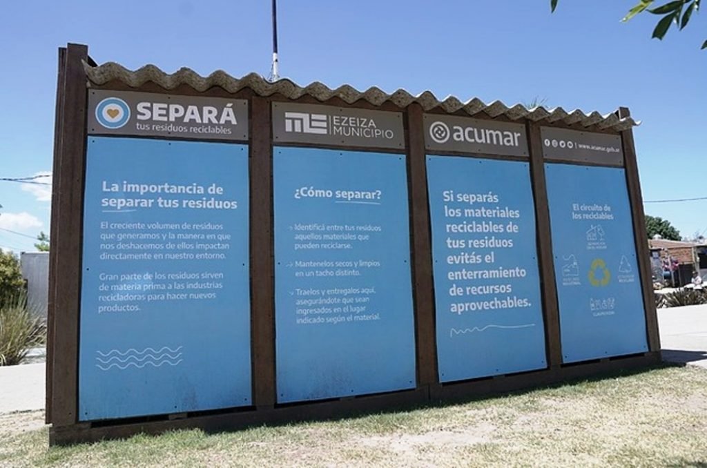 ACUMAR - Continúa Ampliando La Red De Estaciones De Reciclado En La Cuenca