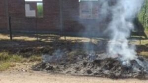 Cañuelas - Cuidado con quemar basura en sus Casas.