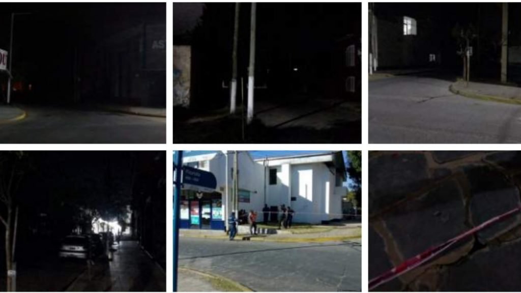 Cañuelas - explotó una línea de media tensión de Edesur  en las calles Lara y Florida.