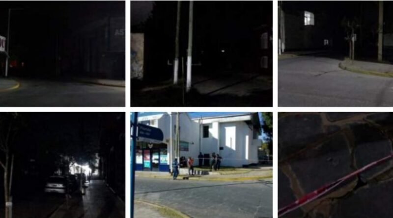 Cañuelas – explotó una línea de media tensión de Edesur  en las calles Lara y Florida.