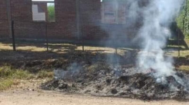 Cañuelas – Cuidado con quemar basura en sus Casas.