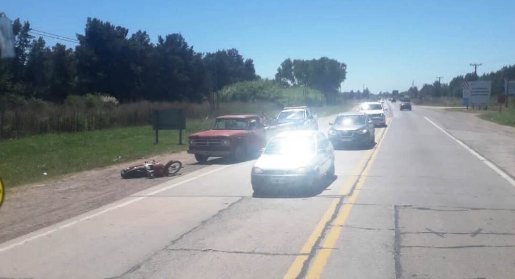Cañuelas – Accidente entre una Camioneta y la moto de una Maestra el 14/02/2022