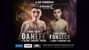 Cañuelas Boxeo TyC SPORT - Claudio Daneff  este viernes 4 de febrero en  Campo Deportivo del Colegio Privado IMEI