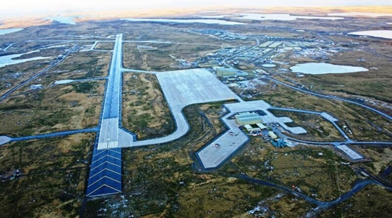 Atlántico Sur/Pacífico Sur  – Para controlar el paso interoceánico Atlántico Sur/Pacífico Sur La fortaleza militar británica en Malvinas