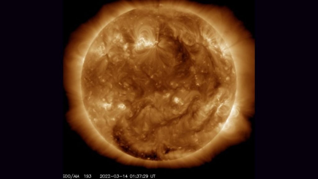 Tormenta Geomagnética  G2  con un índice KP 6 este 14 de marzo del 2022