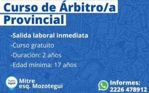 Cañuelas - Curso de árbitro provincial.