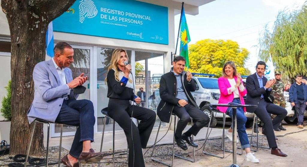 Cañuelas - Con la presencia del gobernador Axel Kicillof, se inauguró la nueva sede del Registro Provincial de las Personas en Máximo Paz.