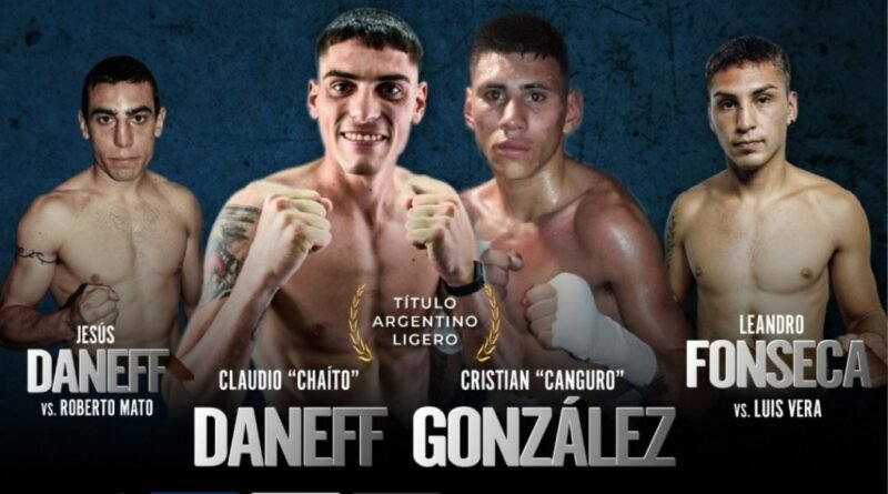 Cañuelas  - Noche de boxeo por título argentino ligero, venta de Entradas Bapro Libertad 31 Maxikiosco Alem 638