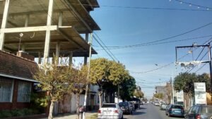 Cañuelas, calle libertad al 1300 un individuo salto un paredón, inseguridad.