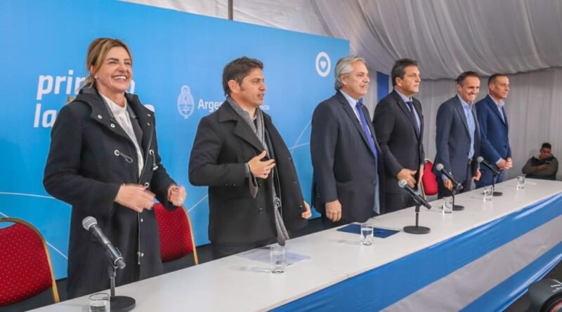 Alberto Fernández – Encabezó el acto de inicio formal de la “Variante Cañuelas