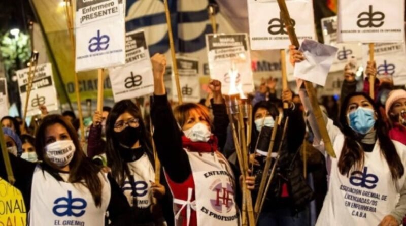 La ALE – Denuncia que la legislatura bloquea otra vez el reconocimiento a Enfermería.