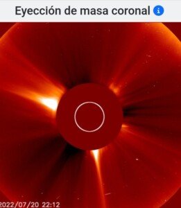 Tormenta Geomagnetica G1 con un índice Kp en 5, alerta de corte de energía eléctrica y Comunicaciones de Satelites