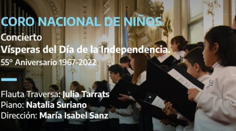 Cañuelas  Parroquia Nuestra Sra. Del Carmen – Concierto  el 8 de Julio a las 20 hs. Visperas del Dia de la Independencia”