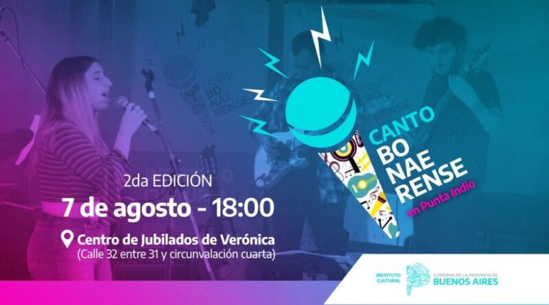 Punta indio – El Instituto Cultural presenta la segunda edición de Canto Bonaerense