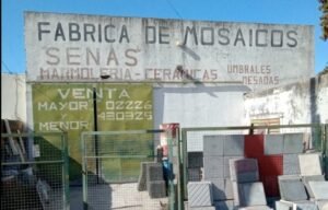 Cañuelas - Saquearon la Fábrica de Mosaicos Senas, Robaron todas las Herramientas.