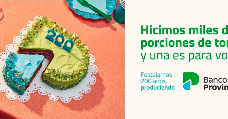 200 años del Banco Provincia – Un festejo histórico, una gran producción y una torta de cumpleaños muy rica.