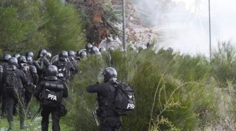 Toma Mapuche - Las Fuerzas Federales los Desalojaron