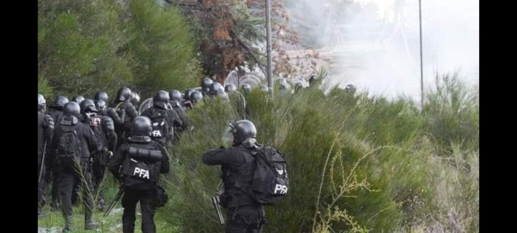 Toma Mapuche - Las Fuerzas Federales los Desalojaron