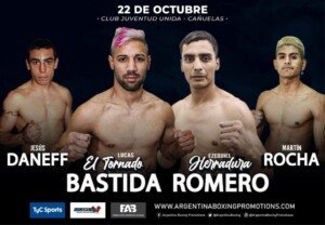 Cañuelas – hoy nueva fecha de boxeo de primera tyc sports, en el club juventud unida, boxea jesús daneff.