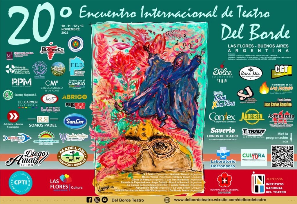 Las Flores Provincia de Bs As. Se viene el 20º Encuentro Internacional de Teatro Del Borde