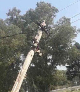 Cañuelas – un camión  arranca todos los cables de energía eléctrica de edesur hace 22 horas.